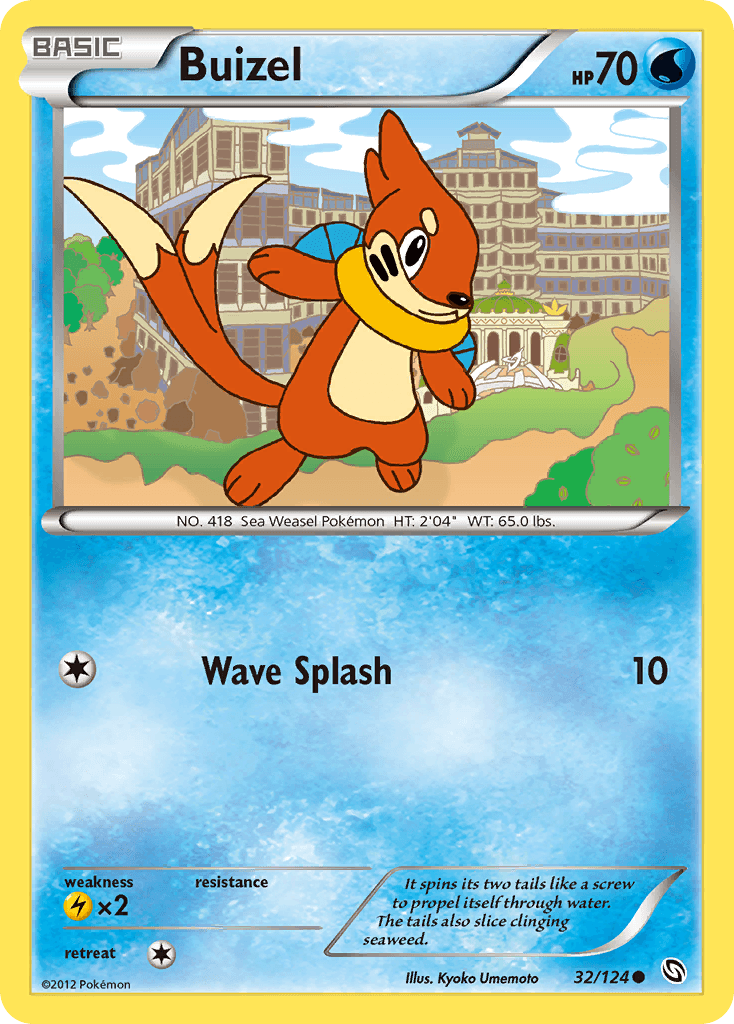 Carta Pokémon Buizel 32