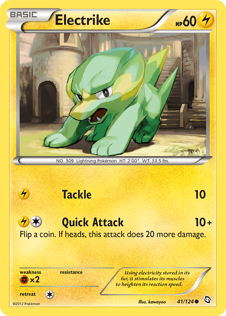 Carta Pokémon Electrike 41