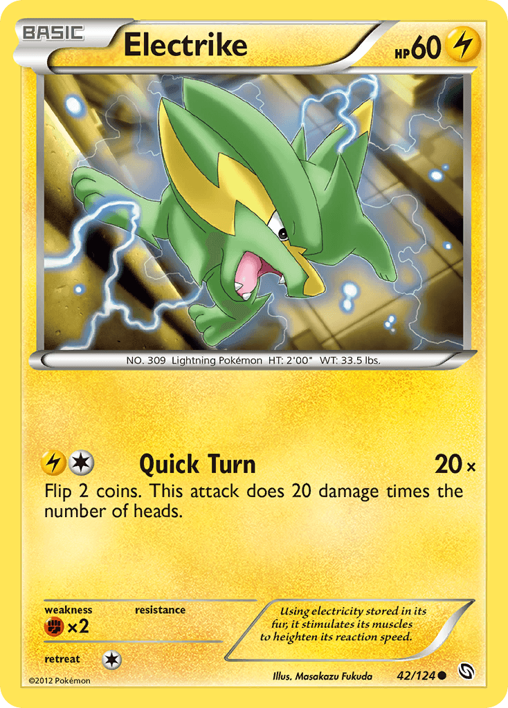 Carta Pokémon Electrike 42