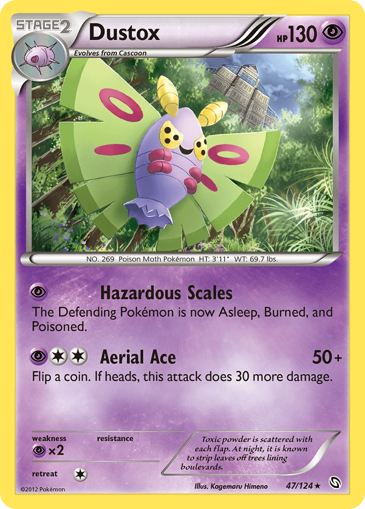 Carta Pokémon Dustox 47