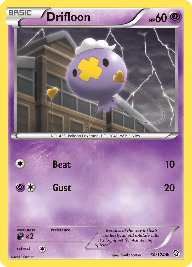 Carta Pokémon Drifloon 50