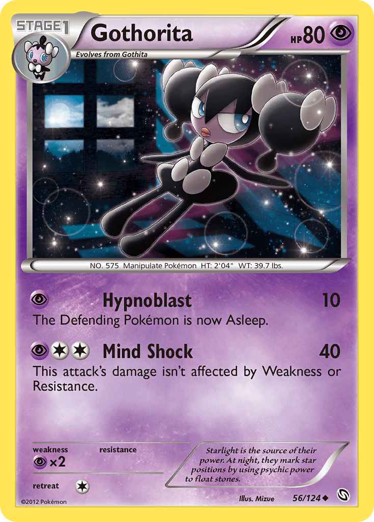 Carta Pokémon Gothorita 56