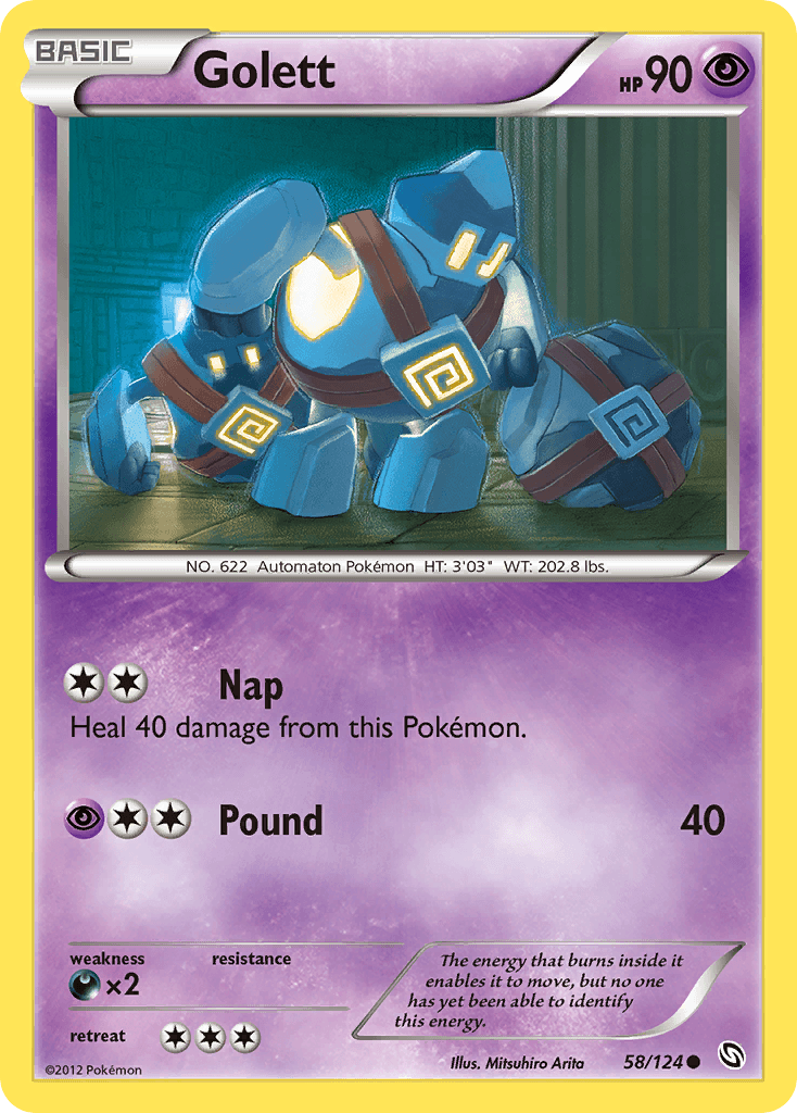 Carta Pokémon Golett 58
