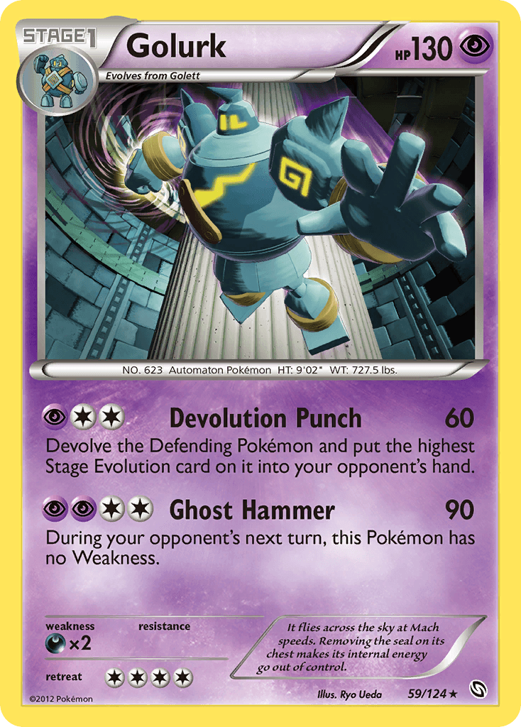 Carta Pokémon Golurk 59