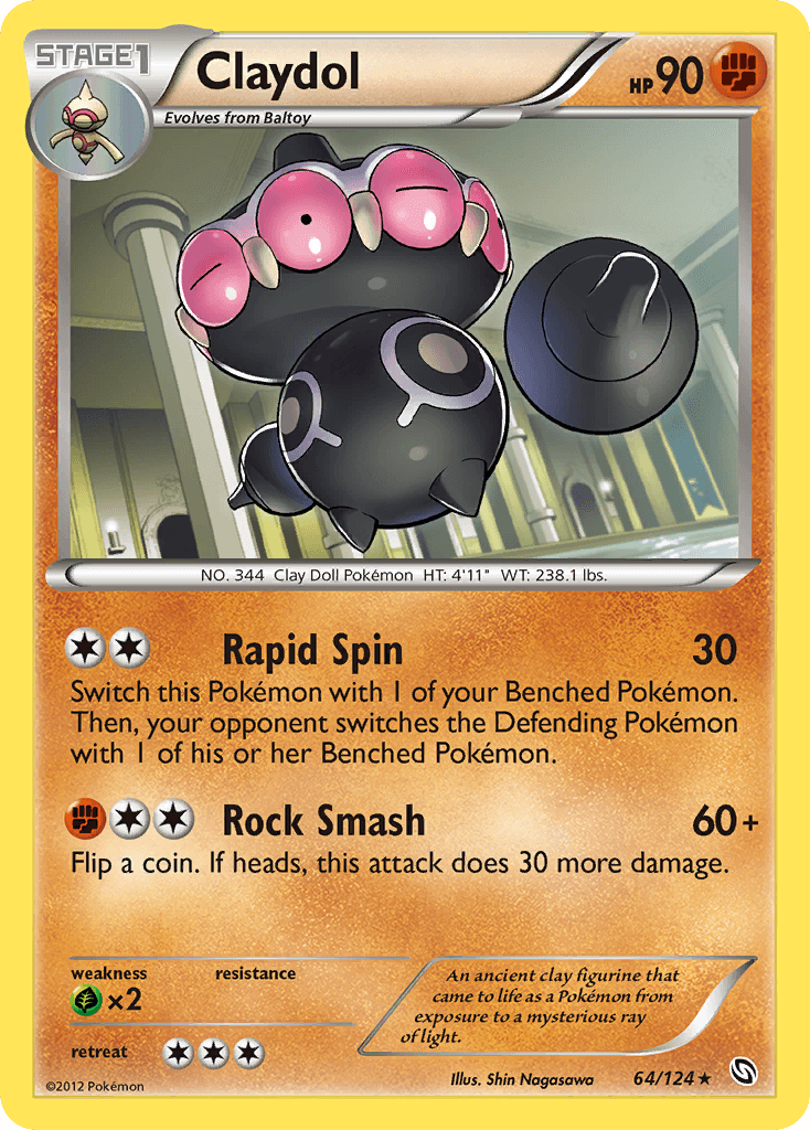 Carta Pokémon Claydol 64