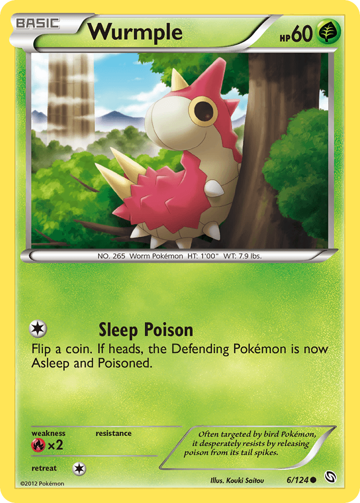 Carta Pokémon Wurmple 6