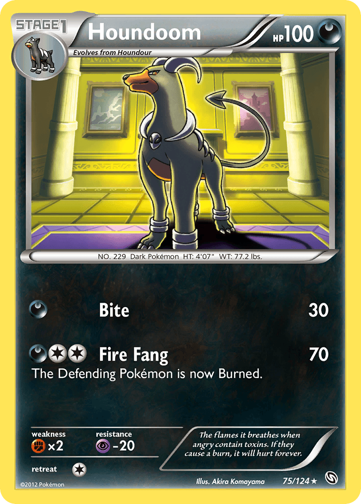Carta Pokémon Houndoom 75