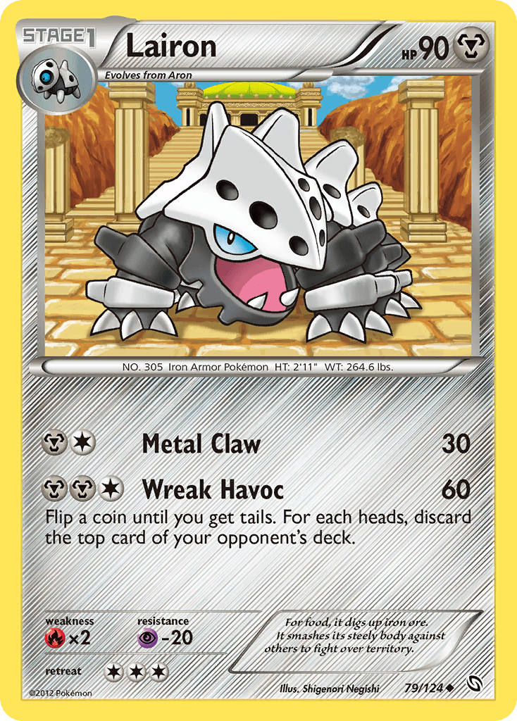 Carta Pokémon Lairon 79