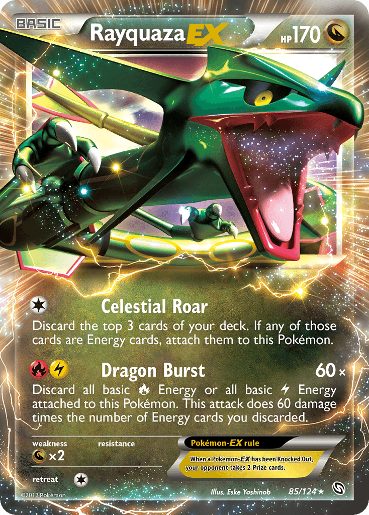 Carta Pokémon Rayquaza-EX 85