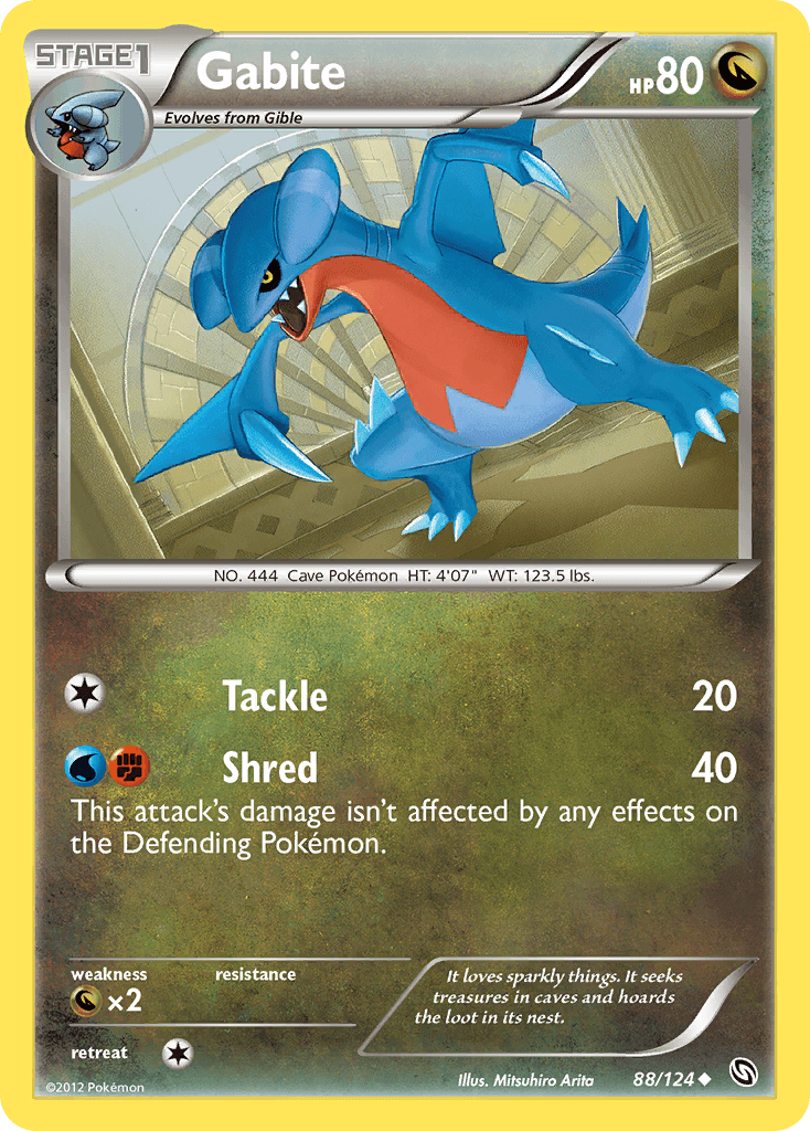 Carta Pokémon Gabite 88