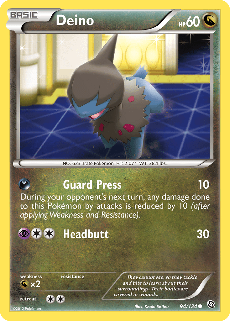 Carta Pokémon Deino 94
