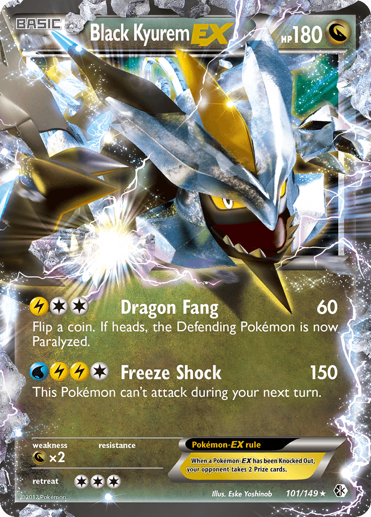 Carta Pokémon Black Kyurem-EX 101