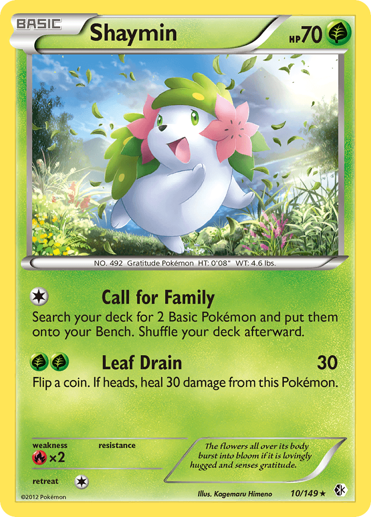 Carta Pokémon Shaymin 10