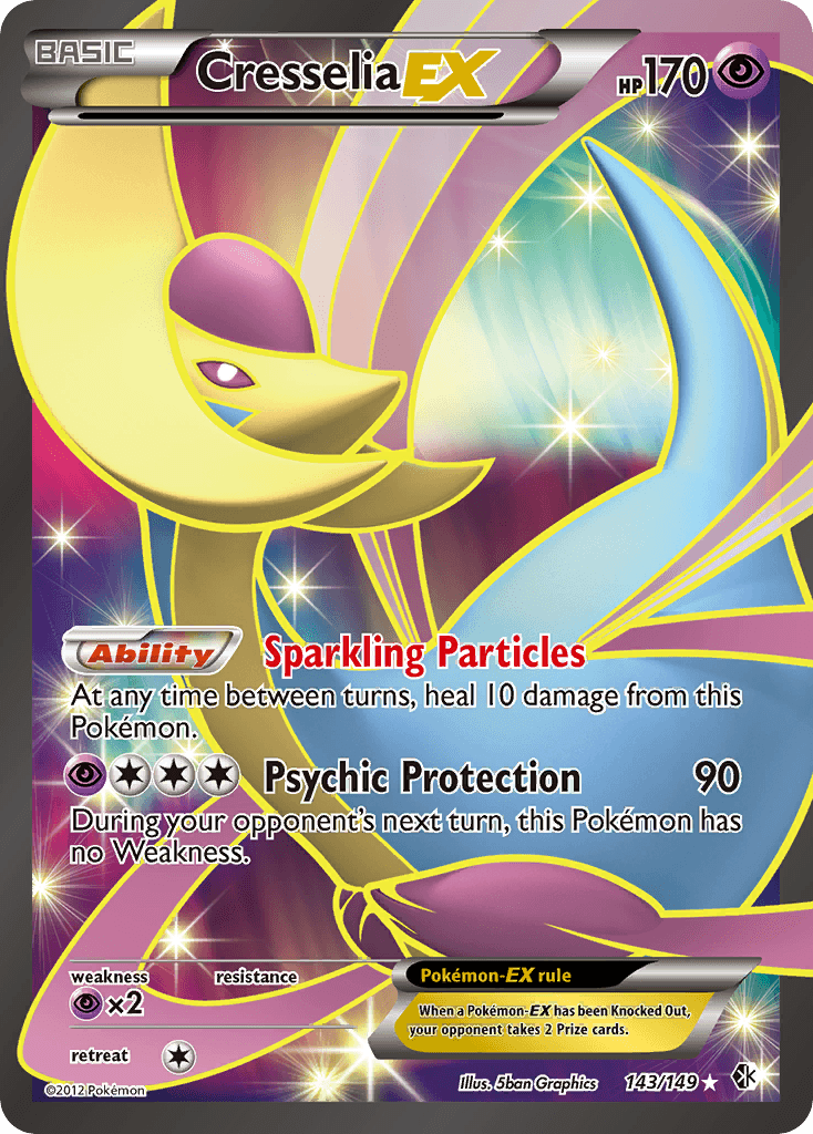 Carta Pokémon Cresselia-EX 143