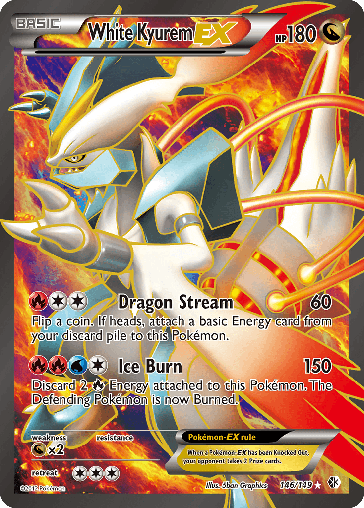 Carta Pokémon White Kyurem-EX 146
