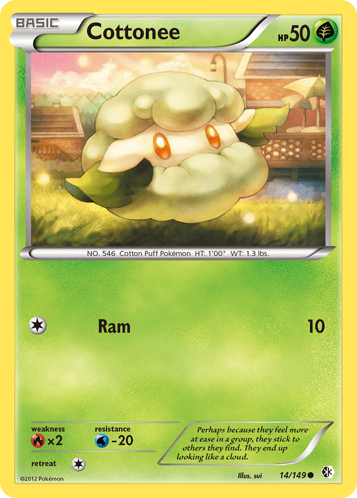 Carta Pokémon Cottonee 14