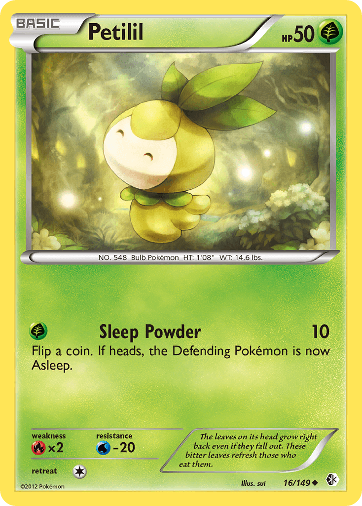 Carta Pokémon Petilil 16