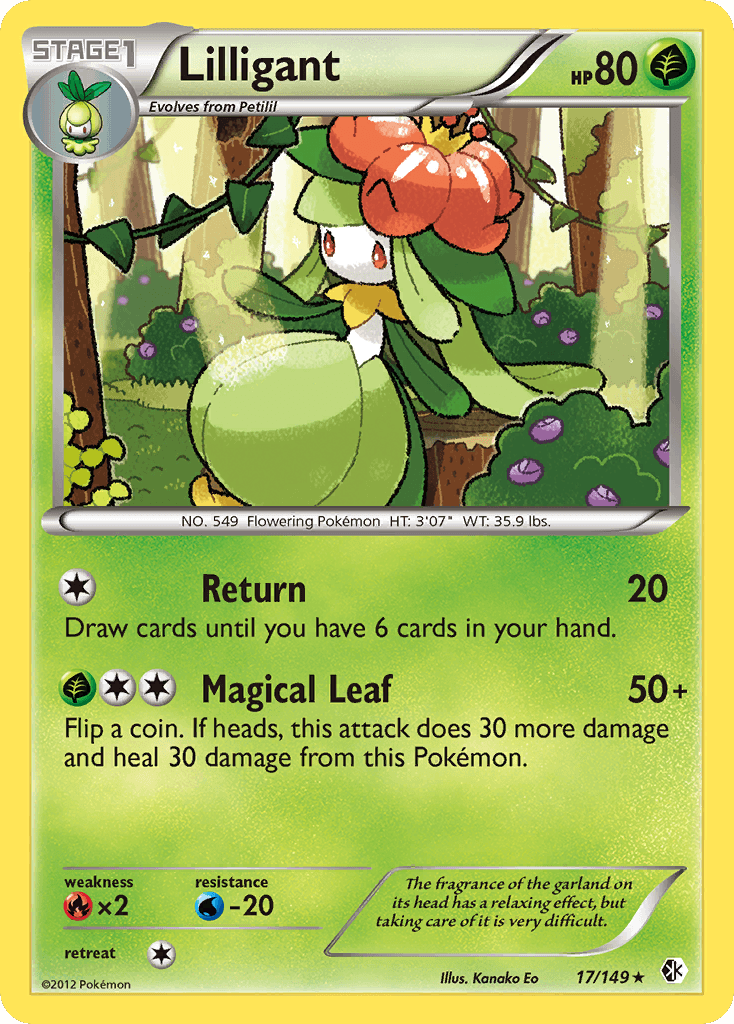 Carta Pokémon Lilligant 17