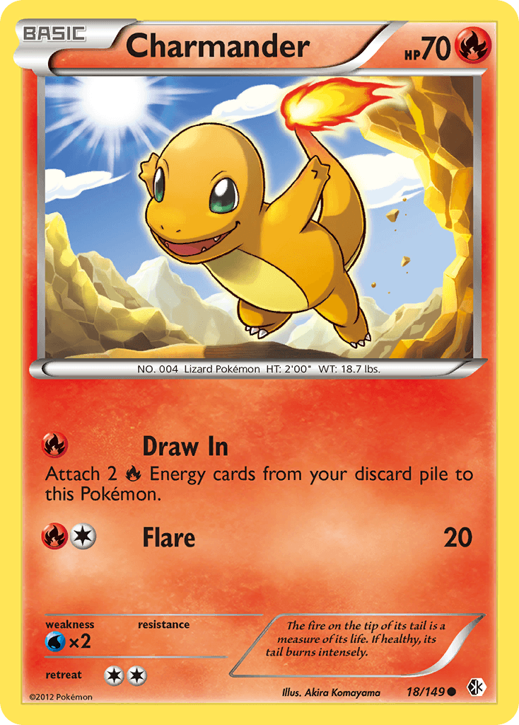 Carta Pokémon Charmander 18