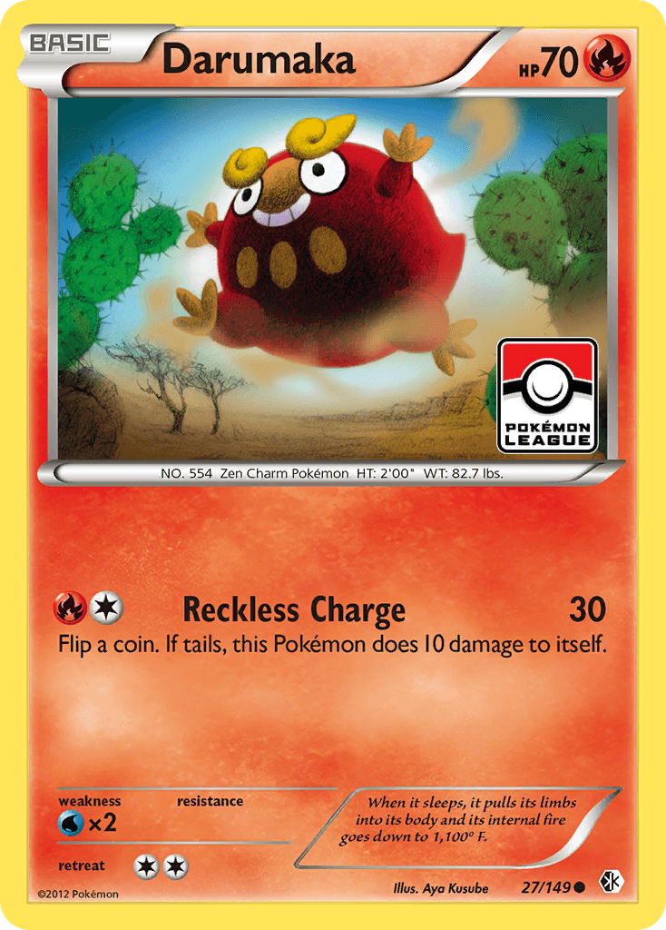 Carta Pokémon Darumaka 27