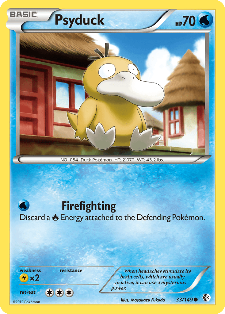 Carta Pokémon Psyduck 33