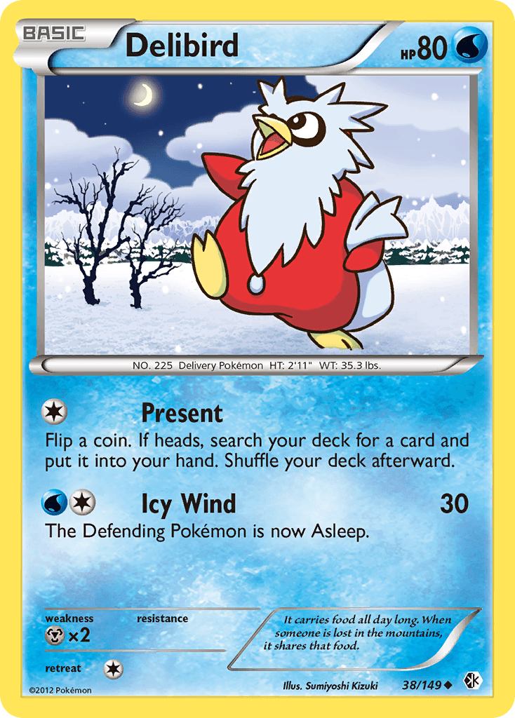 Carta Pokémon Delibird 38