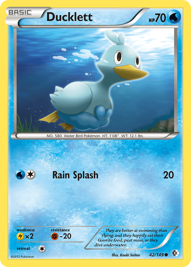 Carta Pokémon Ducklett 42