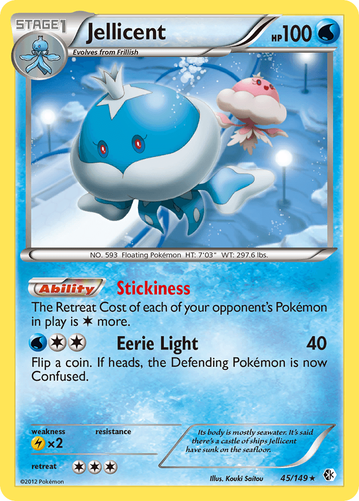 Carta Pokémon Jellicent 45