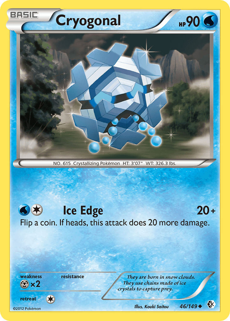 Carta Pokémon Cryogonal 46