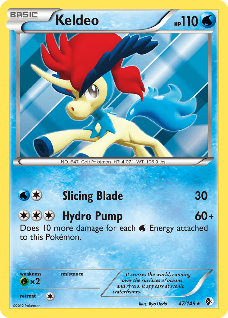 Carta Pokémon Keldeo 47