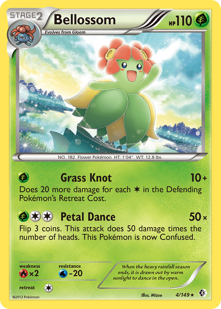 Carta Pokémon Bellossom 4