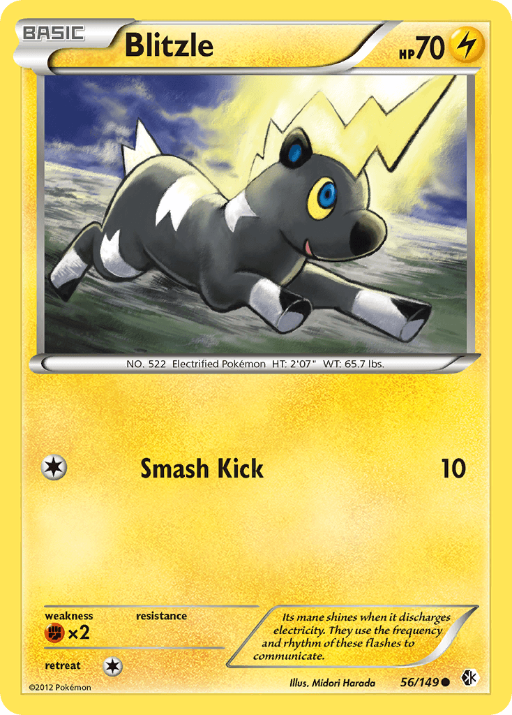 Carta Pokémon Blitzle 56
