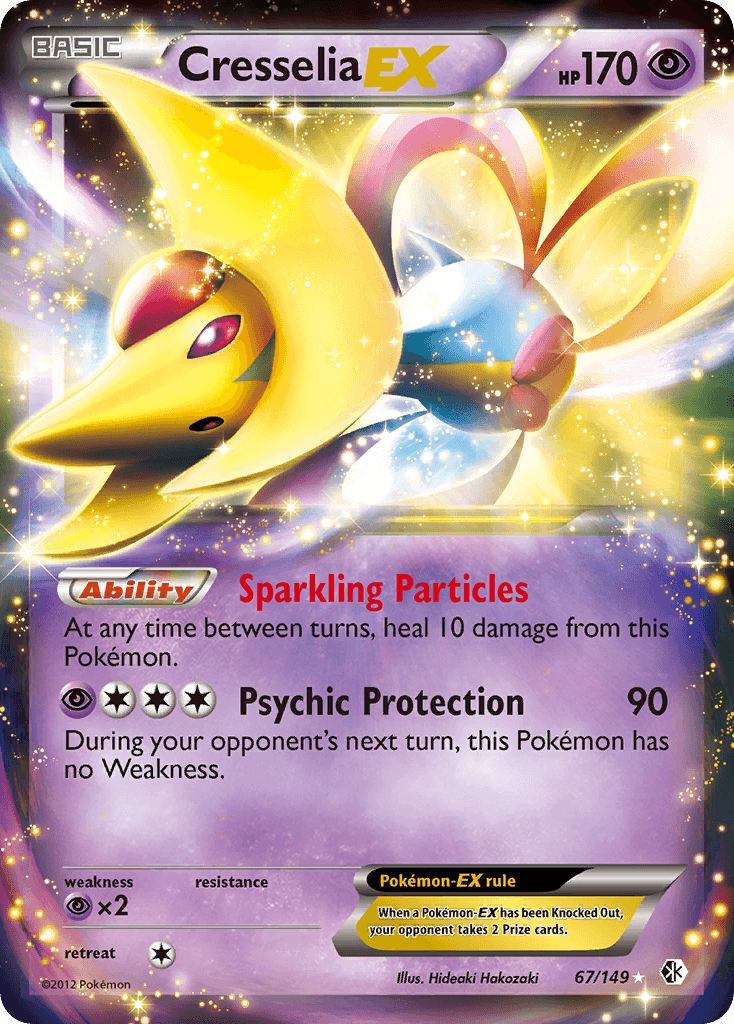 Carta Pokémon Cresselia-EX 67