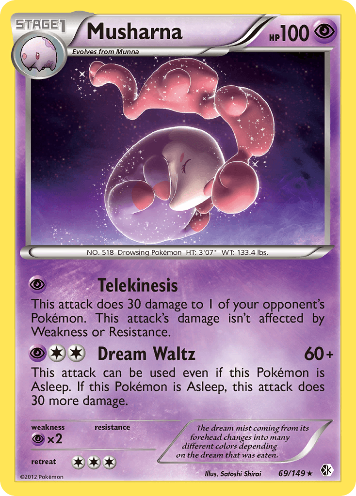 Carta Pokémon Musharna 69