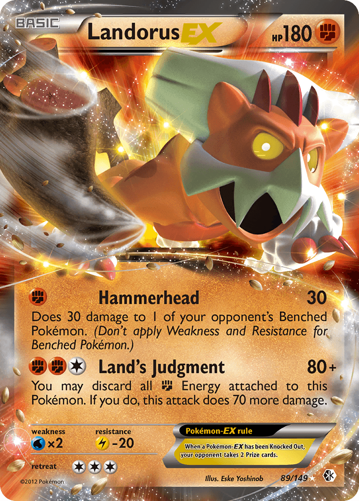 Carta Pokémon Landorus-EX 89