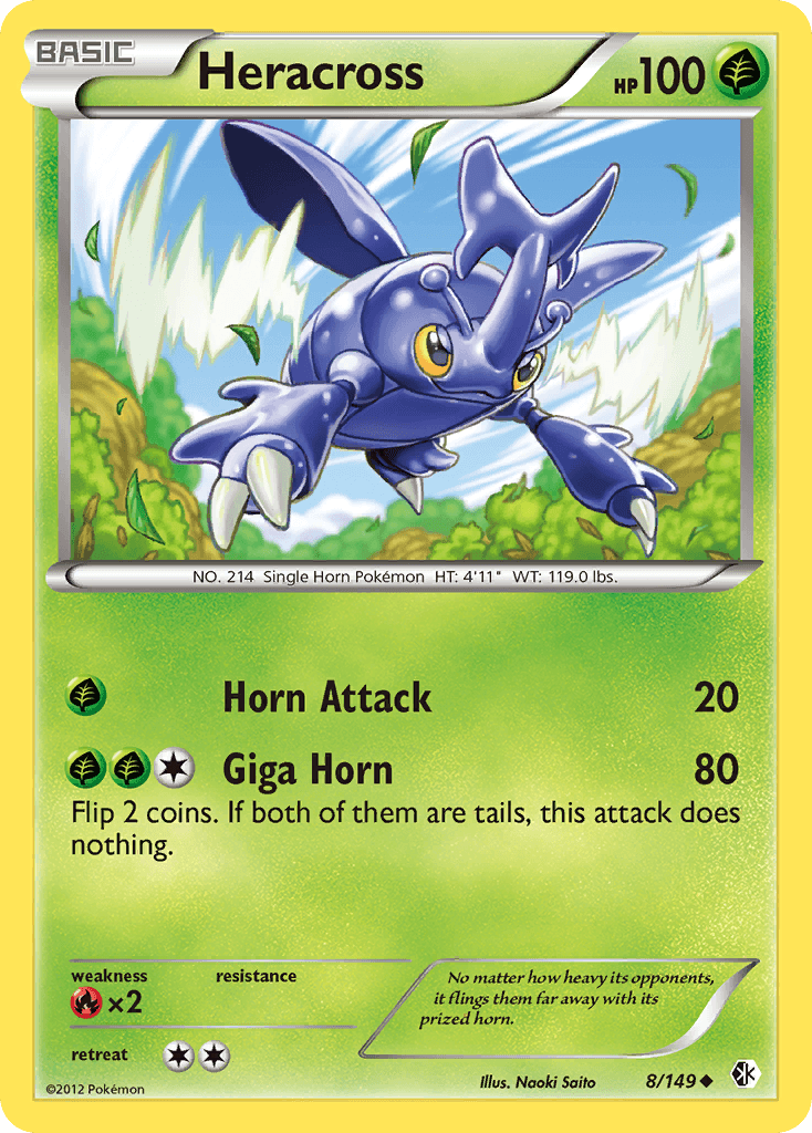 Carta Pokémon Heracross 8