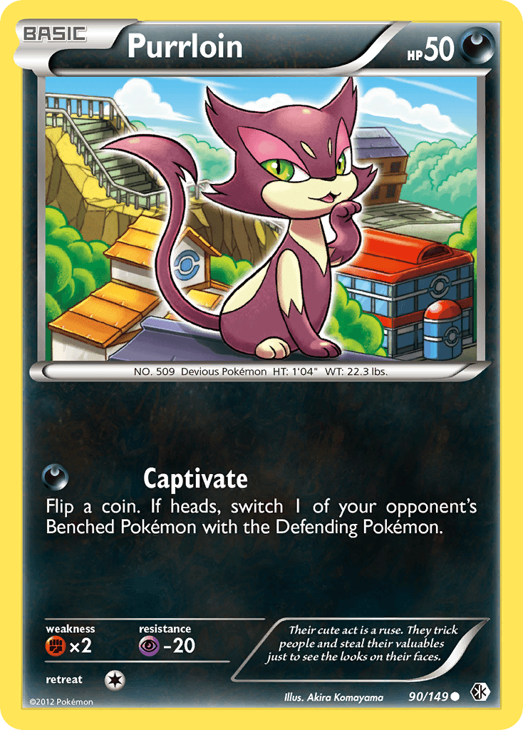 Carta Pokémon Purrloin 90
