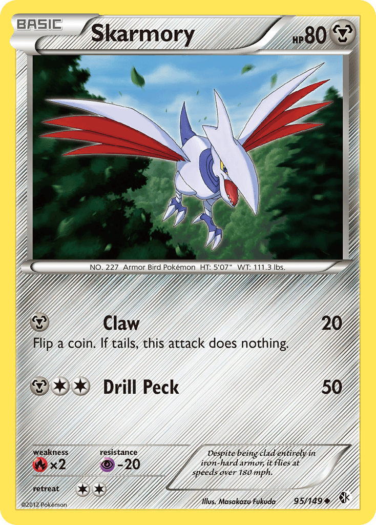 Carta Pokémon Skarmory 95