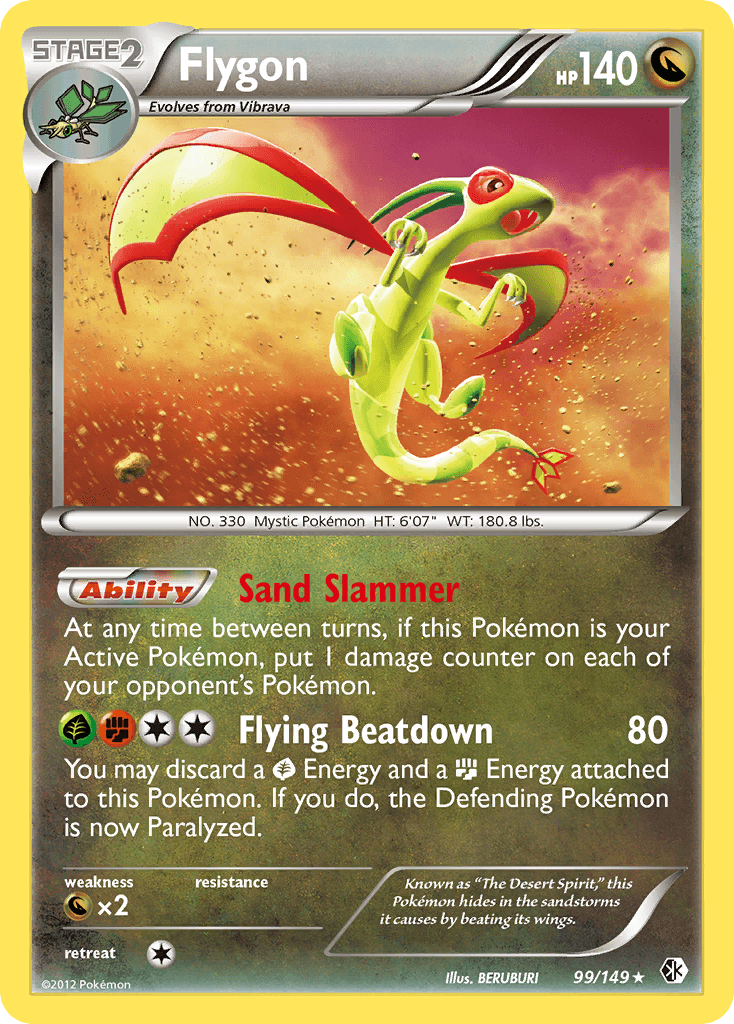 Carta Pokémon Flygon 99