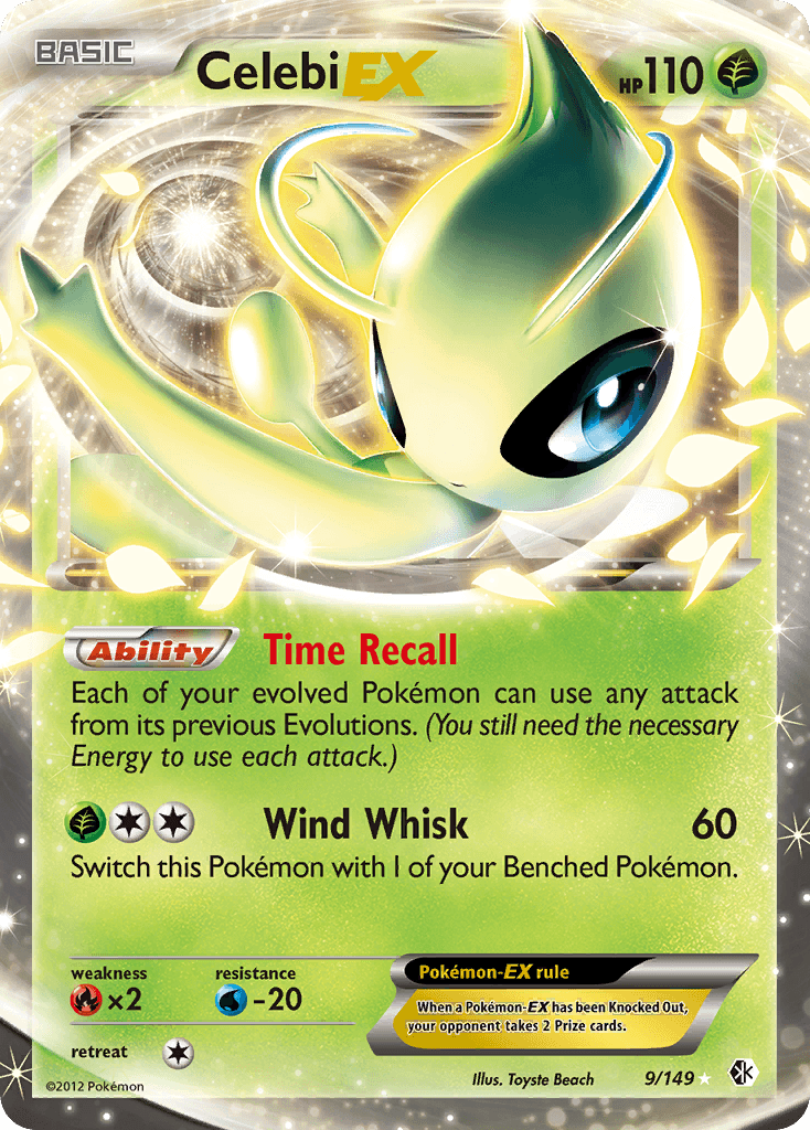 Carta Pokémon Celebi-EX 9