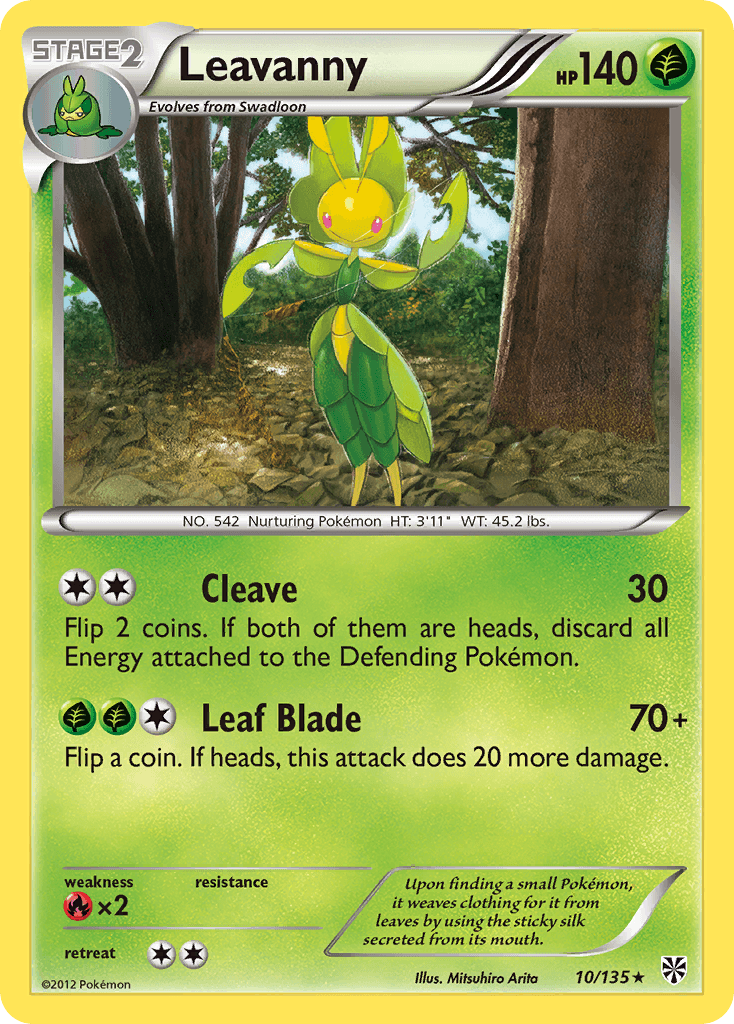 Carta Pokémon Leavanny 10