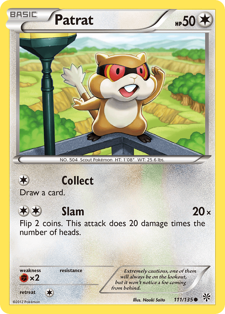 Carta Pokémon Patrat 111