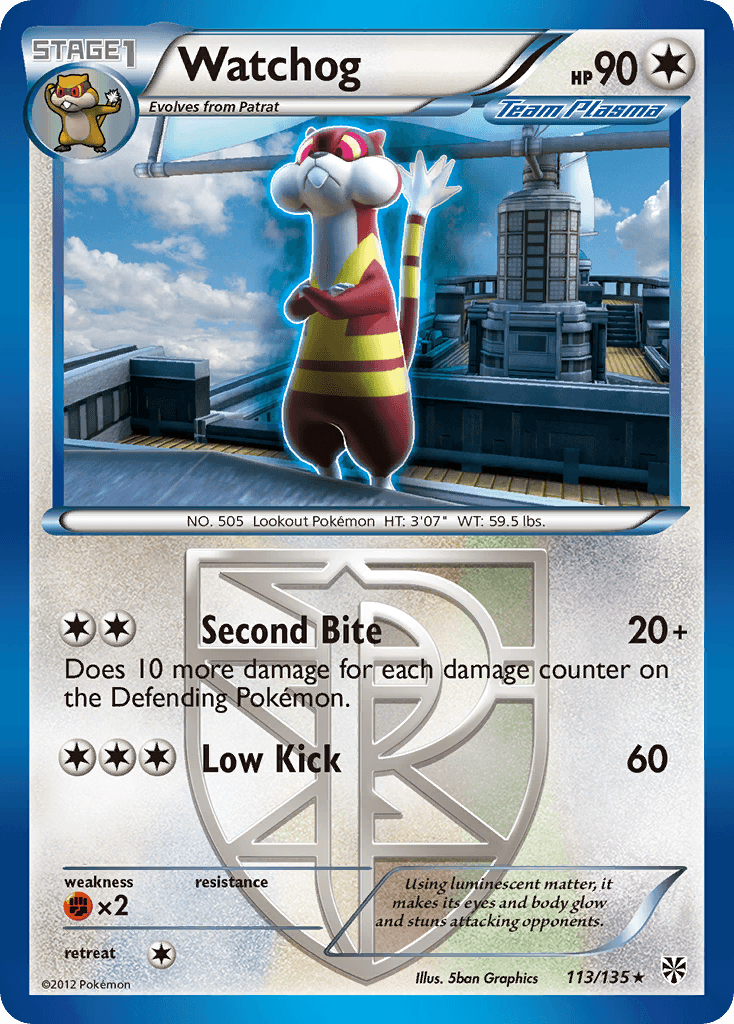 Carta Pokémon Watchog 113