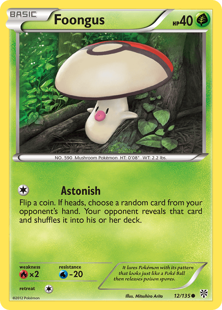 Carta Pokémon Foongus 12