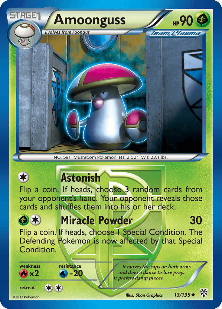 Carta Pokémon Amoonguss 13