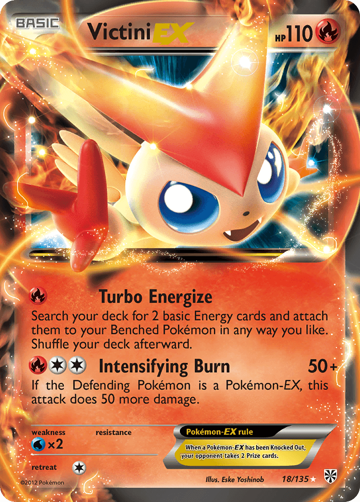 Carta Pokémon Victini-EX 18