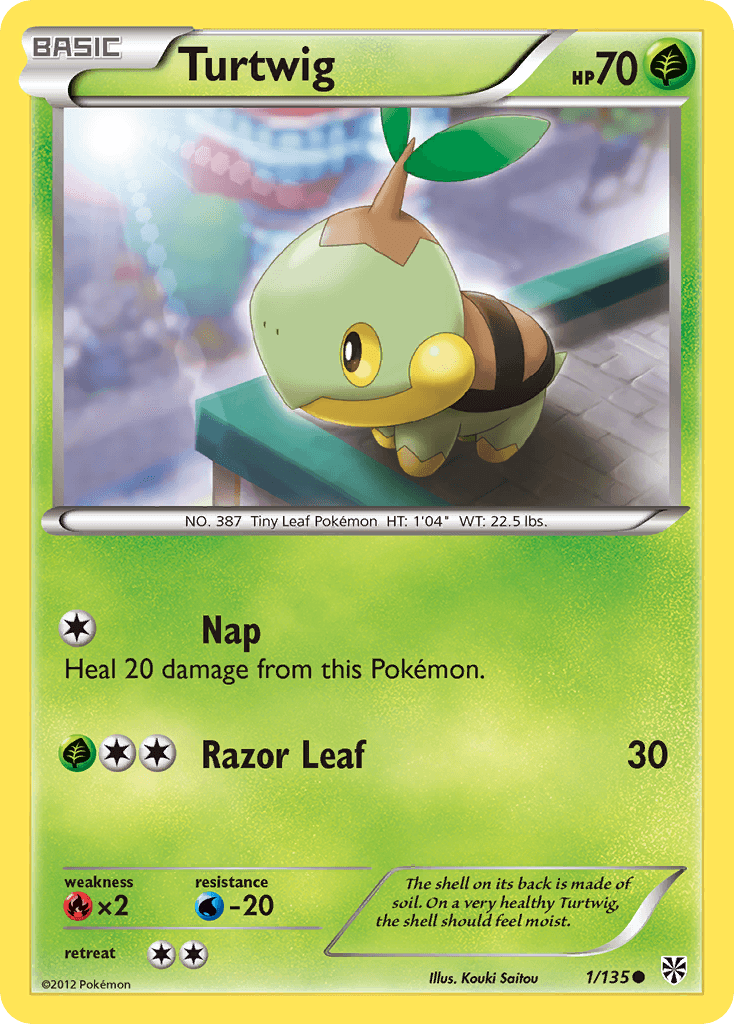 Carta Pokémon Turtwig 1