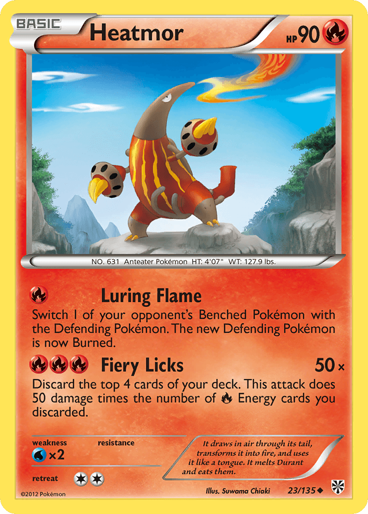 Carta Pokémon Heatmor 23
