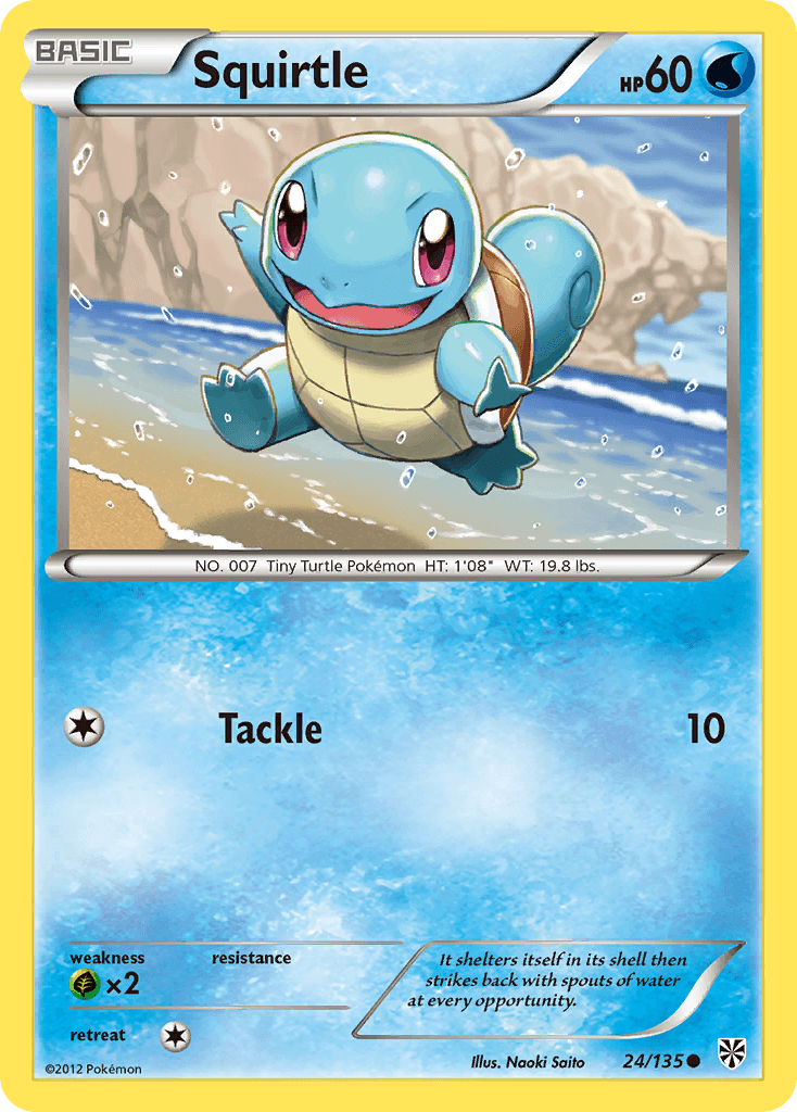 Carta Pokémon Squirtle 24