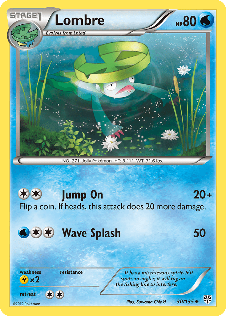 Carta Pokémon Lombre 30